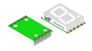 7-Segment LED Display WL-S7DS Green 14.2mm 570nm 35mcd 2.6V SMD Common Anode
